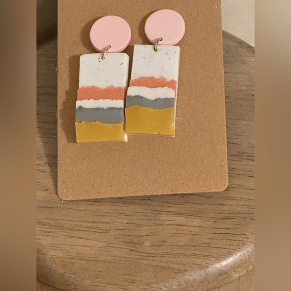 Handcrafted clay polymer earrings
post back
Lightweight, super cute, unique - Picture 3 of 5